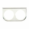 Gauge Mount Panel 2 in Chrome Double