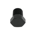 BLACK 1/4" NPT HEX PIPE PLUG