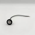 .75IN ROUND MARKER CLEARANCE LIGHTS 1 AMBER LED W/CLEAR LENS W/STRIPPED LEADS