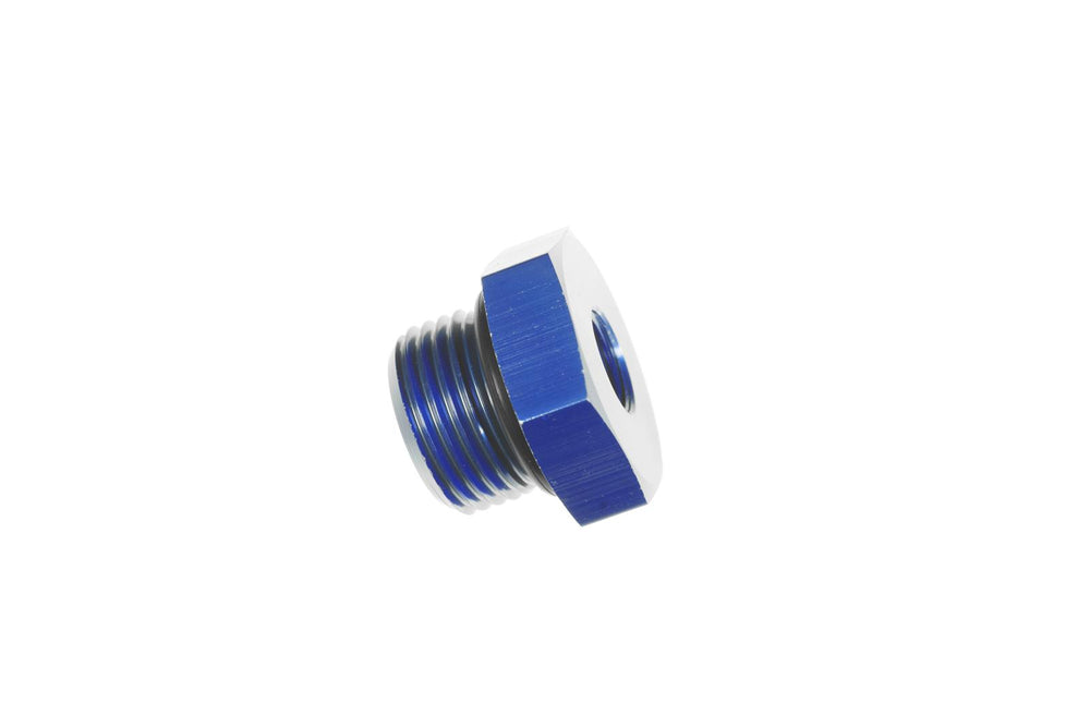 08 ORB PORT PLUG WITH 1/8 IN NPT FEMALEBLUE