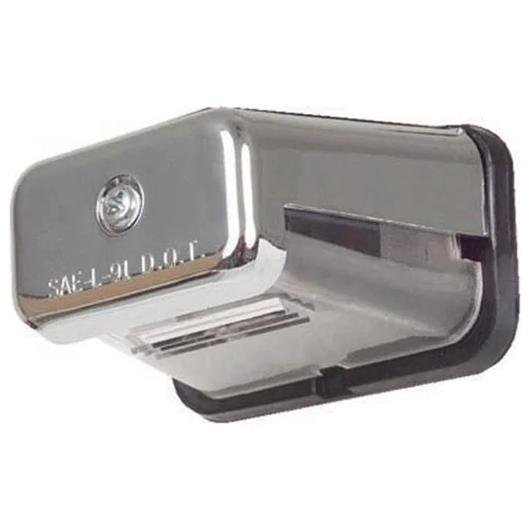 STUDMOUNT LICENSE PLATE LIGHT CHROME PLATED