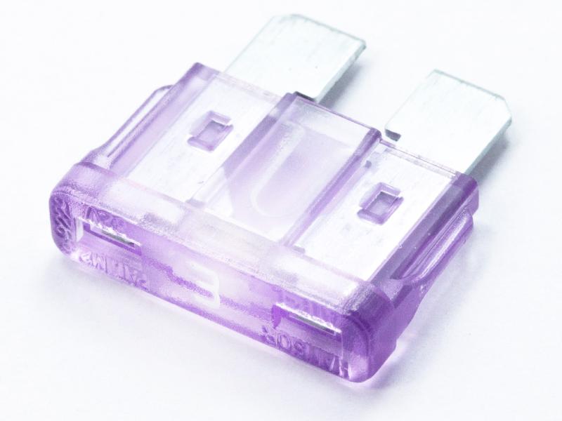 REGULAR AUTO BLADE FUSE WITH INDICATING LED - 2 AMP