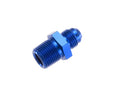 08 STRAIGHT MALE ADAPTER TO 08 (1/2) NPT MALE BLUE