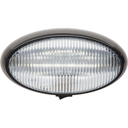 LED PORCH;OVAL;SWITCH; BLACK BASE:C