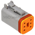 NAMZ Deutsch DT Series 3-Wire Plug & Wedgelock - Grey (HD 72133-94GY)