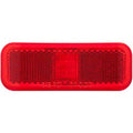 LED MARK LIGHT;RECT;1 WIRE;RED