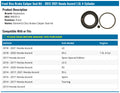 BRAKE CALIPER BOOT AND SE