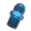 Russell Performance -3 AN to 1/8in NPT Straight Flare to Pipe (Blue)