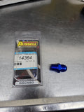 Russell Performance -8 AN to 3/8in NPT Straight Flare to Pipe (Blue)