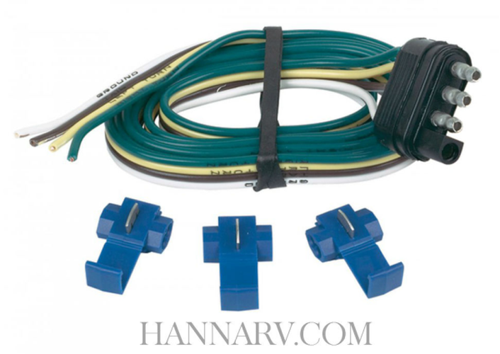 48 4WIRE FLAT TRAILER END W/3 SPLICES