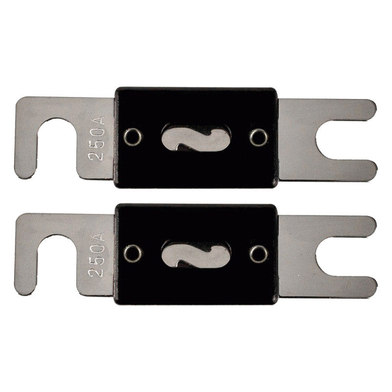 250 AMP ANL FUSES NICKEL PLATED - MID SERIES - 2 PK