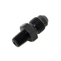 Fragola -4AN x 1/16 NPT Straight Adapter - Black
