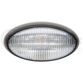 LED PORCH;OVAL;BLACK BASE:CLEAR