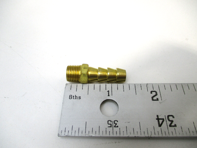 PKGD. FUEL HOSE BARB, MALE 1/8" NPT