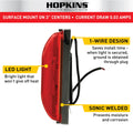 4' LED CLEARANCE LIGHT-RED 2PK