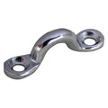 CHROME BRASS PAD EYE - 3/8