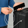 BAGGAGE DOOR CATCH, SQUARE, BLACK