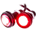 RED 3 WATT LITTLE ACCENT LIGHT - BLACK HOUSING