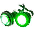 GREEN 3 WATT LITTLE ACCENT LIGHT - BLACK HOUSING
