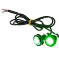 GREEN 3 WATT LITTLE ACCENT LIGHT - BLACK HOUSING