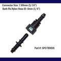08 AN/JIC STRAIGHT THREAD (ORING) PORT PLUG BLACK