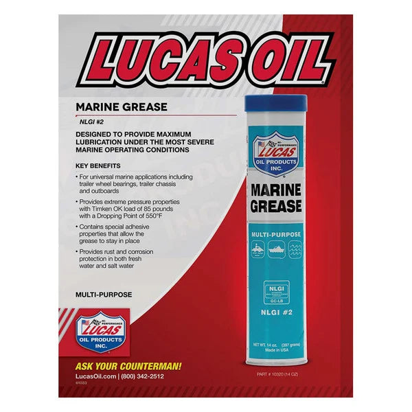 MARINE GREASE 14 OUNCE CASE OF 3