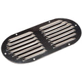 STAINLESS LOUVERED VENT 5" X 2 -5/8