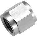 06 AN/JIC ALUMINUM TUBE NUT 9/16 X 18 2PCS CLEAR
