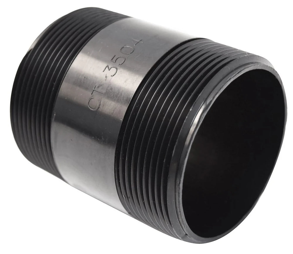 ABS NIPPLE 3IN X 4IN THREADED ON BOTH ENDS
