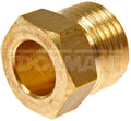 BRASS TUBE NUT 3/8