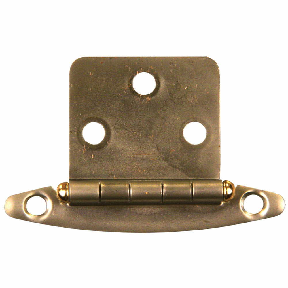 FREE SWING FLUSH MOUNT HINGE ANTIQUE BRASS (2 PK)