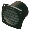 ABS HOSE VENT BLACK 4" - LONG FLANG