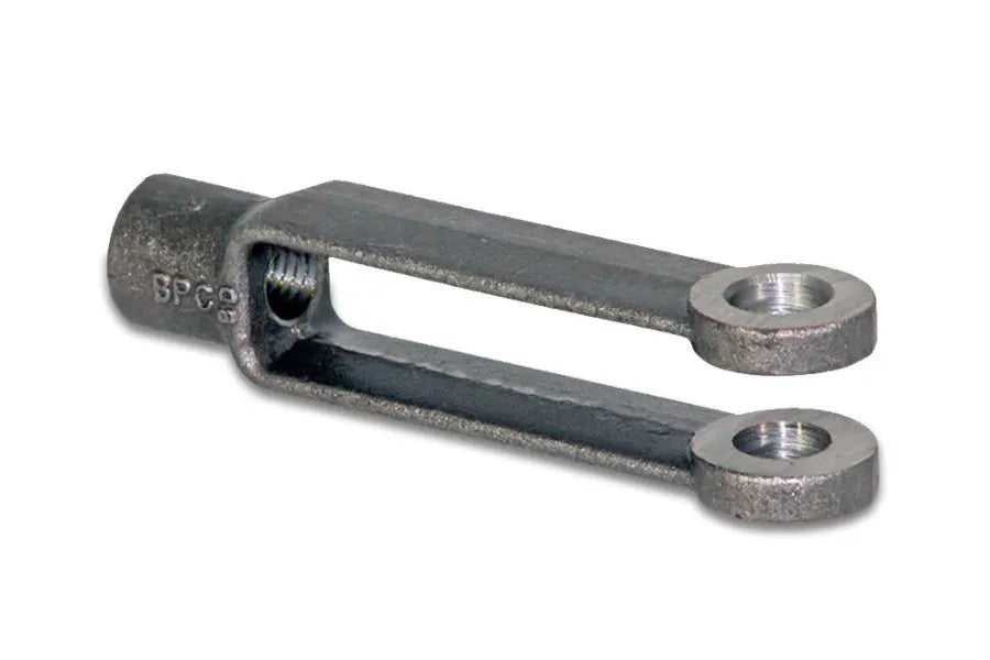 ADJ YOKE END,1/4-28 NF W/1/4 DIA