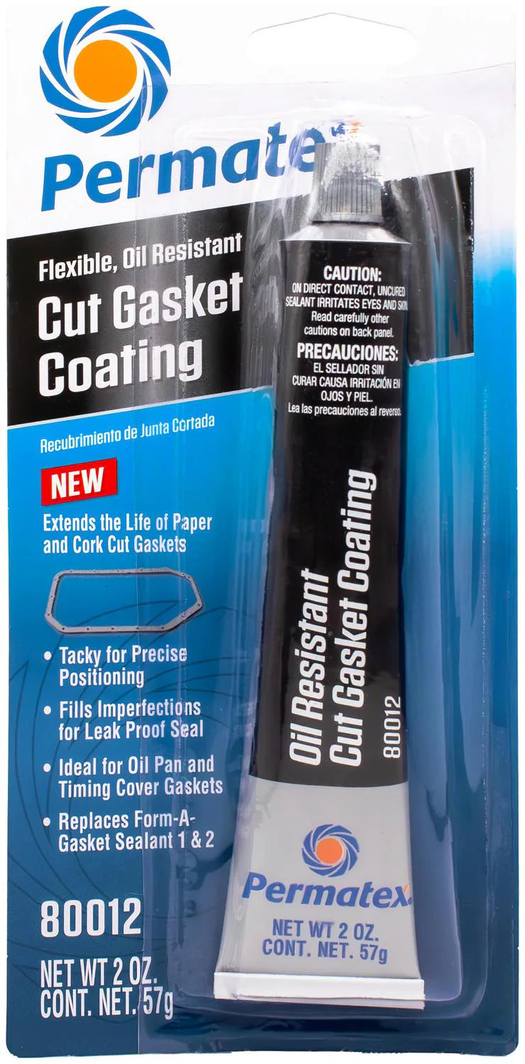 Black Cut Gasket Coating 2 Ounce