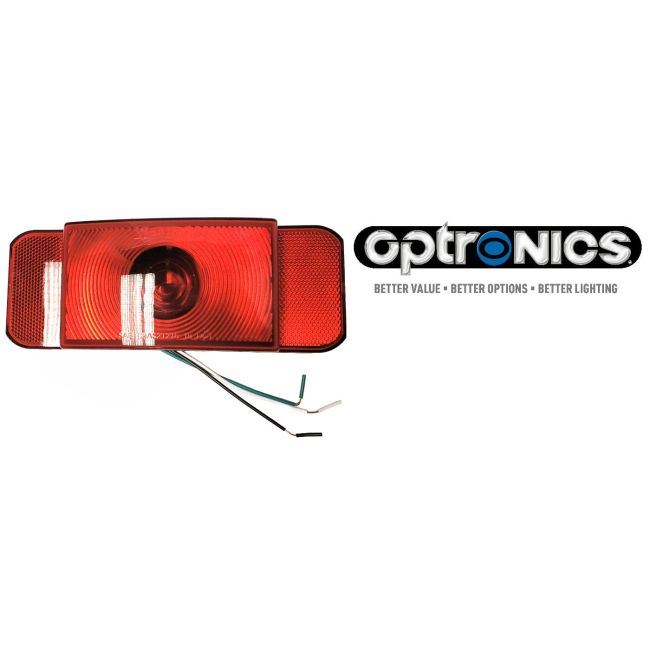 TAIL LIGHT RV PASSENGER;BLACK BASE