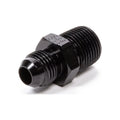 Fragola -6AN x 3/8 NPT Straight Adapter - Black