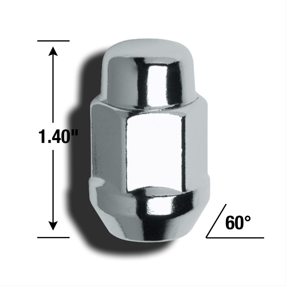 12MM X 1.25 ACORN BULGE SEAT (3/4IN HEX) CLAMSHELL