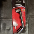 Receiver Hitch Pin: Pivot-Lock Hitch Pin; 5/8 inch length; chrome steel