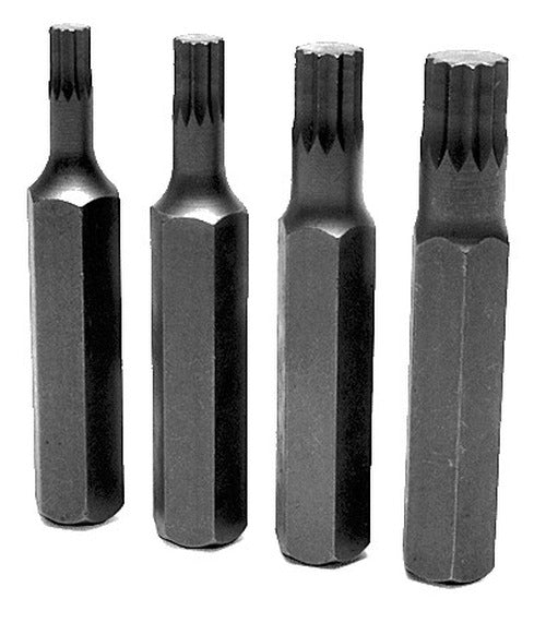 4 PC 12 POINT METRIC BIT SET