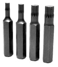 4 PC 12 POINT METRIC BIT SET