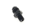 06 MALE AN/JIC FLARE TO M10X1.0 INVERTED ADAPTER BLACK