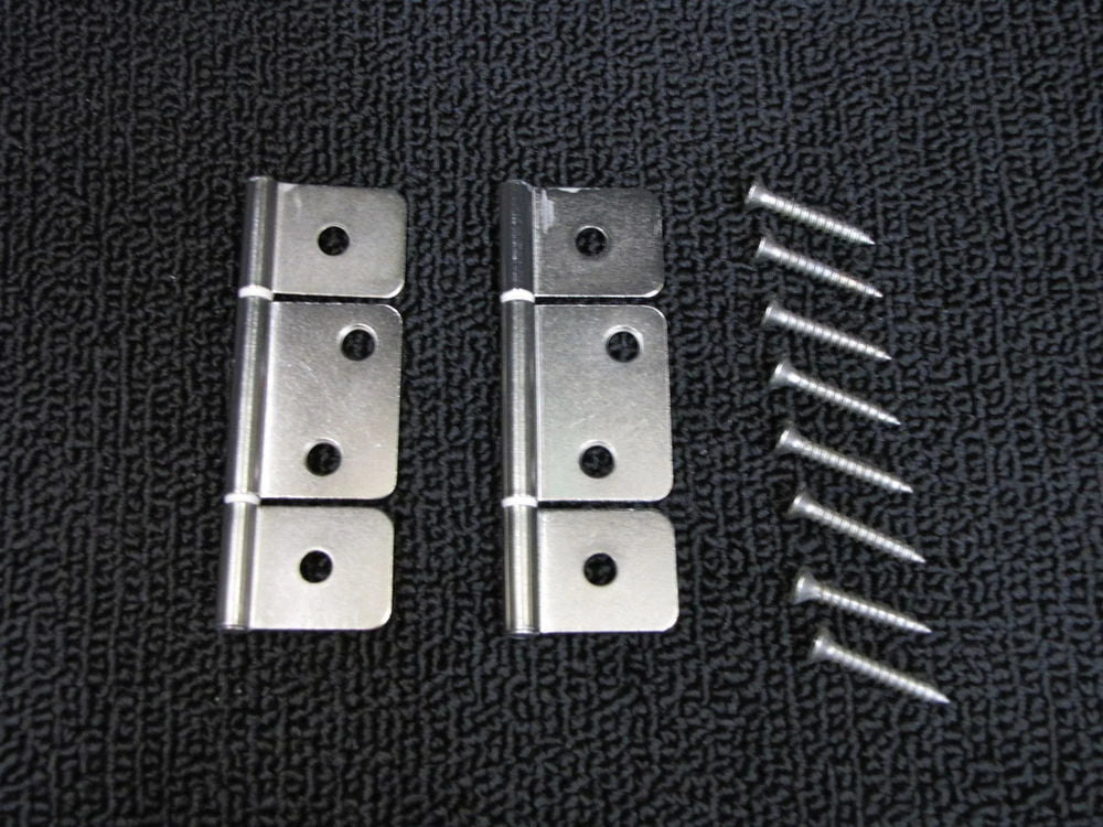 31/2IN NONMORTISE HINGE SATIN NICKEL (2 PK)