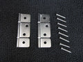 31/2IN NONMORTISE HINGE SATIN NICKEL (2 PK)