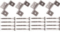 31/2IN NONMORTISE HINGE SATIN NICKEL (2 PK)