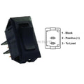 12V MOMON/OFF SWITCH BLACK