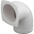 ABS 3" HOSE VENT ELBOW - WHITE