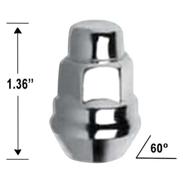 BULGE LUG 17MM 12-1.25 CHR BAG