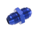 04 MALE TO MALE 7/16 X 20 AN/JIC FLARE UNION BLUE