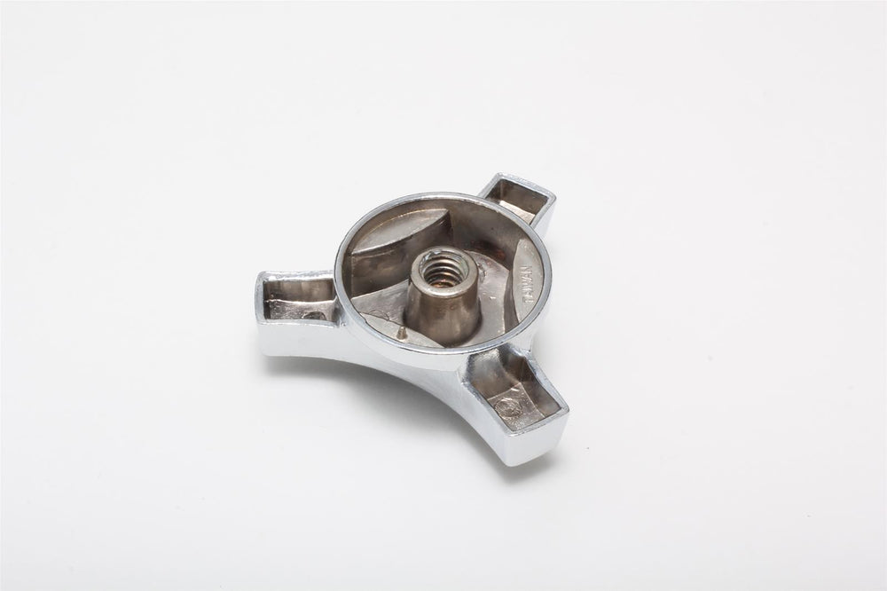 LARGE DELUXE 1/4 IN.20 AND 5/16 IN.18 AIR CLEANER WING NUT BLACK WITH CHROME195964 PONTIAC ENGI