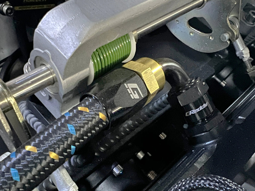 Greddy black auto part